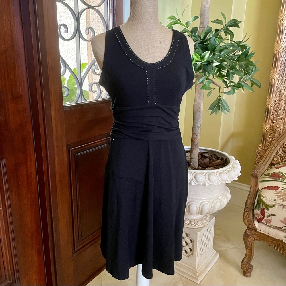 Athleta Katniss Black Tank Sleeveless Dress